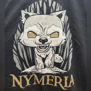 Nymeria Game of Thrones T-shirt Men’s 2xl Black HBO Funko XXL